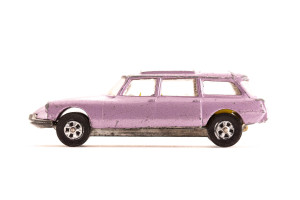 Kombi | Citroën | DS | Violett | Lenkung defekt | 1960 | Corgi | Martin Sigrist