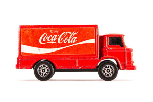 Lastwagen | Leyland Terrier | Coca Cola Truck | Rot | Kupplung klemmt | 1970 | Corgi | Patrick Gutenberg