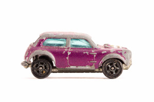 Sportwagen | Mini | Cooper 500 | Violett | Dachschaden | 1970 | Corgi | Patrick Gutenberg