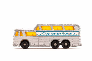 Bus | Unbekannt | Greyhound | Grau | Scheinwerfer defekt | 1960 | Lesney | Patrick Gutenberg
