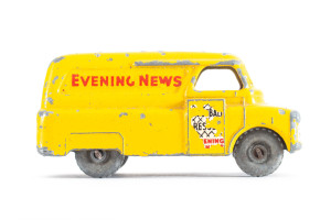 Bus | Unbekannt | Evening News | Gelb | Klimaanlage defekt | 1960 | Lesney | Patrick Gutenberg