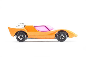 Rennwagen | Gruesome Truesome | Orange | Scheinwerfer defekt | 1970 | Matchbox | Patrick Gutenberg