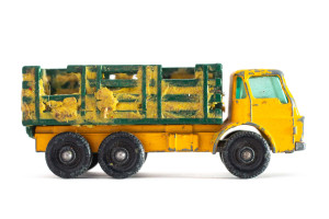 Lastwagen | Unbekannt | Stake Truck | Gelb | Sitzpolster zerschlissen | 1970 | Matchbox | Patrick Gutenberg