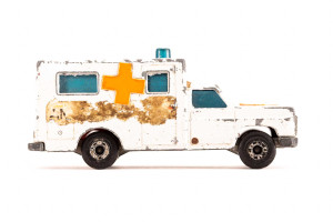 Krankenwagen | Unbekannt | unbekannt | Weiss | kleine Lackschäden | 1970 | Matchbox | Patrick Gutenberg