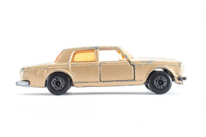 Limousine | Rolls Royce | Silver Shadow | Gold | kleine Lackschäden | 1970 | Matchbox | Patrick Gutenberg