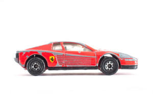 Sportwagen | Ferrari | Testarossa | Rot | Scheinwerfer defekt | 1980 | Matchbox | Patrick Gutenberg
