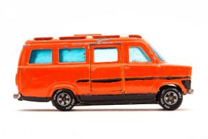 Bus | Ford | Transit | Orange | Sand im Getriebe | 1970 | Siku | Patrick Gutenberg