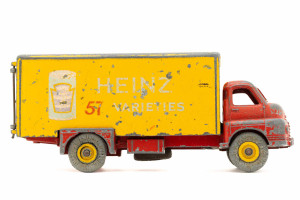 Lastwagen | Bedford | Big | Gelb | Rückspiegel fehlt | 1950 | Dinky Toys | Peter Kreuzenkamp