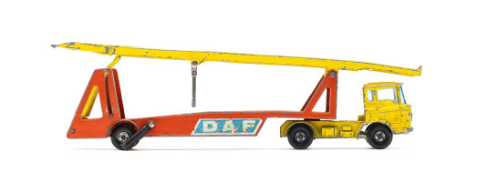 Lastwagen | DAF | Car Transporter | Gelb | Scheinwerfer defekt | 1970 | Matchbox | Safia und Damian