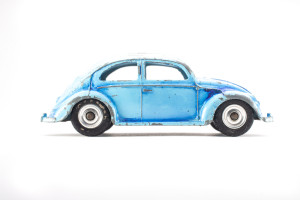 Coupé | VW | Käfer | Blau | kleine Lackschäden | 1960 | Dinky Toys | Sandra Rüegger